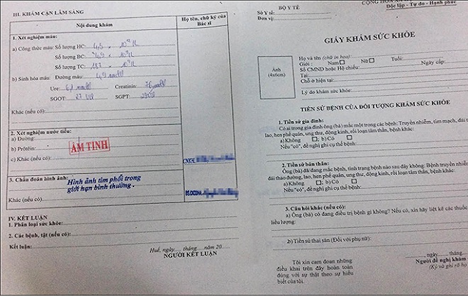 mua giấy khám sức khỏe tphcm