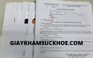 Làm giấy khám sức khỏe lấy ngay