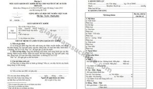 Mua giấy khám sức khỏe đi làm