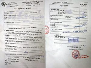 dịch vụ giấy khám sức khỏe đi làm