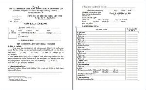 làm giấy khám sức khỏe đi học