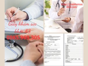 Địa chỉ làm giấy khám sức khỏe A3 giá rẻ và uy tín
