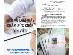 Dịch vụ làm giấy khám sức khỏe xin việc tốt nhất