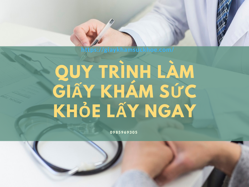 Làm giấy khám sức khỏe lấy ngay – dịch vụ uy tín tại Hà Nội