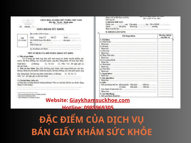 Địa chỉ bán giấy khám sức khỏe giá rẻ nhất