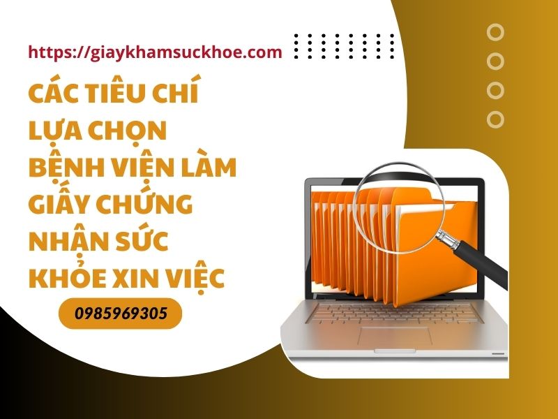 Địa chỉ và quy trình xin giấy chứng nhận sức khỏe xin việc