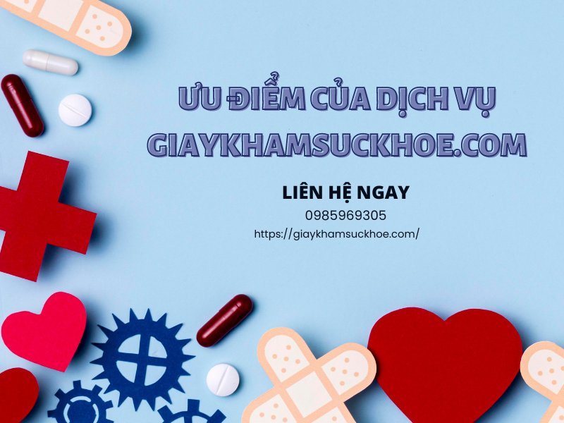 Dịch vụ lam giay kham suc khoe lấy nhanh sau 2 tiếng