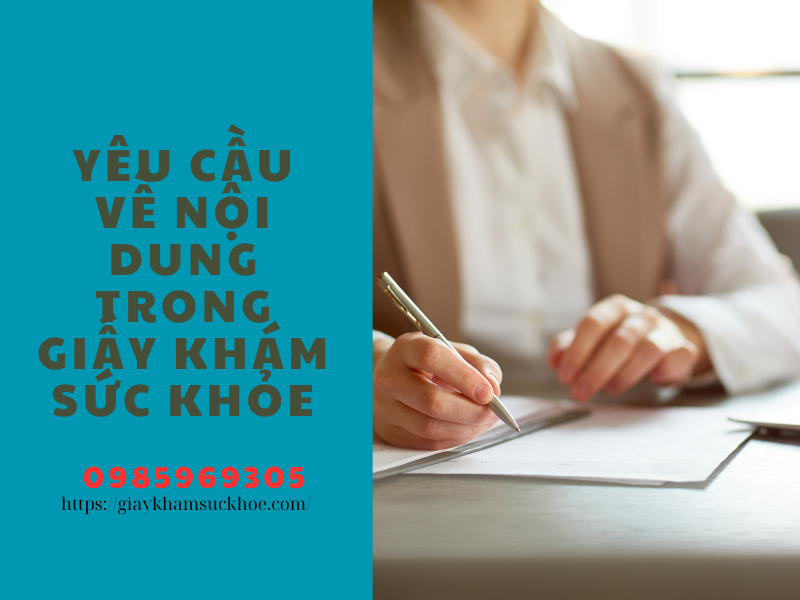 Các quy định về mẫu giấy khám sức khỏe năm 2024