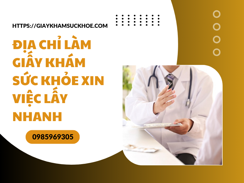 Giấy khám SK xin việc là gì? Những thông tin cần biết