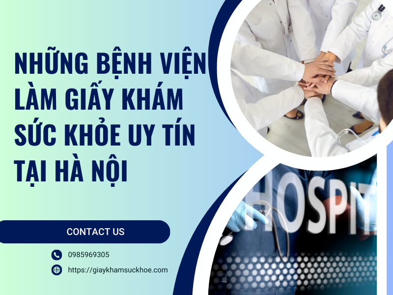 Bệnh viện nào làm giấy khám sức khỏe theo chuẩn thông tư 32?