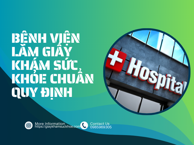 Địa chỉ cung cấp giấy khám sức khỏe chuẩn thông tư 32