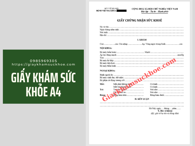 Tất tần tật những điều cần biết khi làm giấy khám sức khỏe