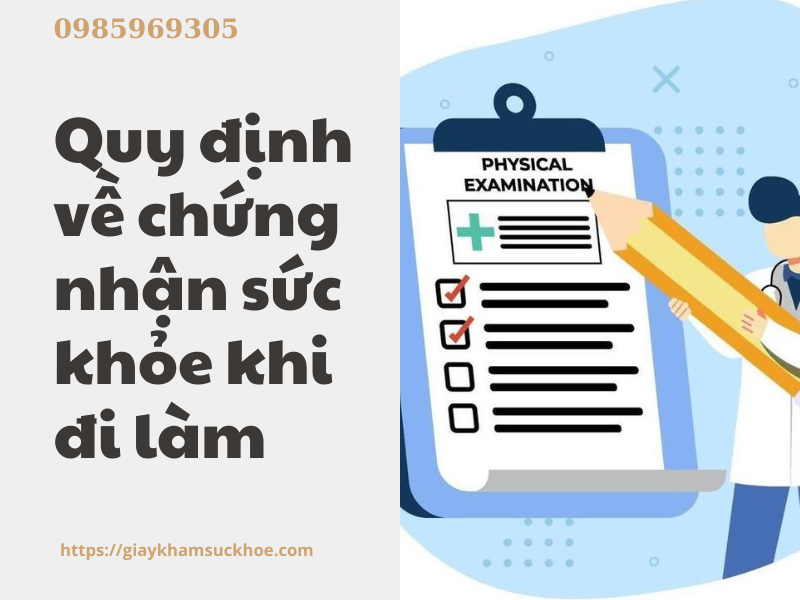 Vì sao cần chứng nhận sức khỏe khi đi làm?