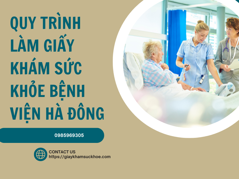 Giấy khám sức khỏe bệnh viện Hà Đông: quy trình và thủ tục cần biết