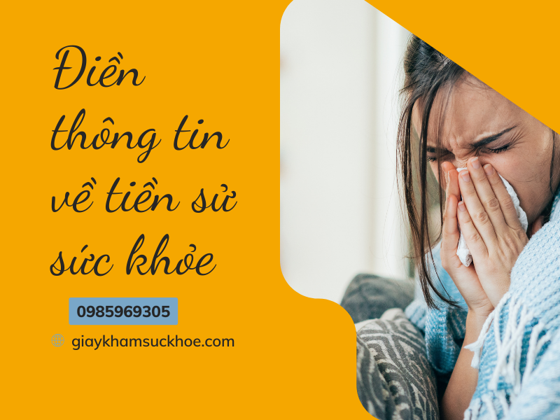 Hướng dẫn cách ghi giấy khám sức khỏe A3: Cách điền thông tin cá nhân