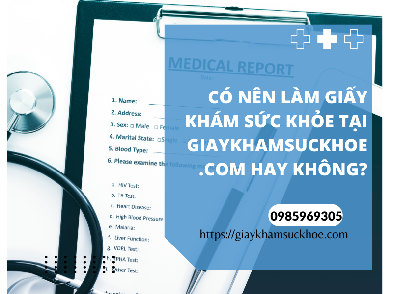 Giấy khám sức khỏe bệnh viện Vinmec