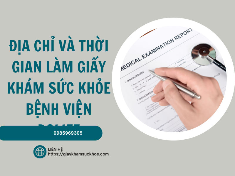 Giấy khám sức khỏe bệnh viện DoLife