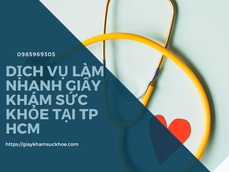 Giấy khám sức khỏe bệnh viện Thống Nhất – TP HCM