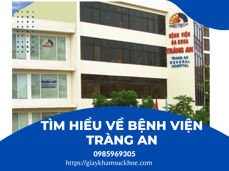 Giấy khám sức khỏe bệnh viện Tràng An