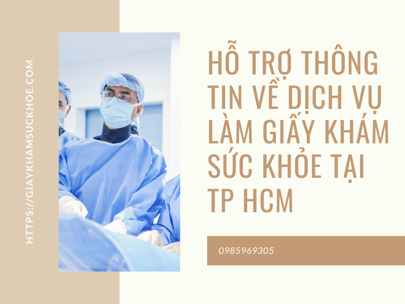Giấy khám sức khỏe bệnh viện FV – thành phố HCM