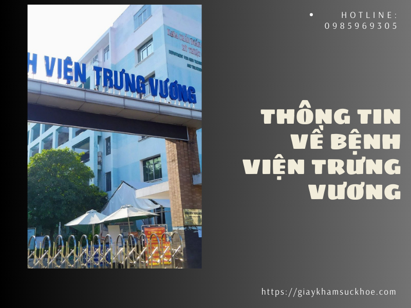 Giấy khám sức khỏe bệnh viện Trưng Vương - Thành phố HCM