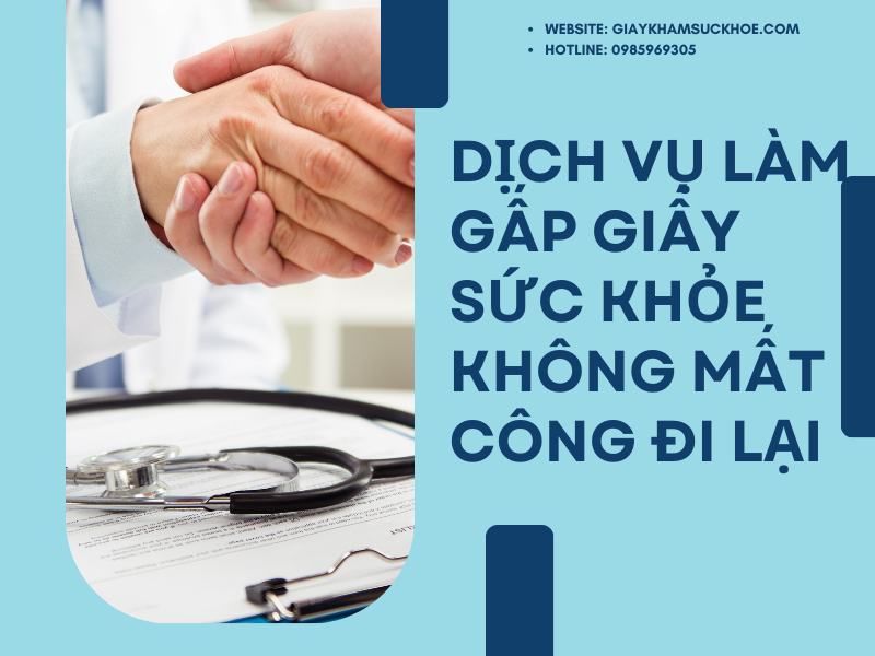Giấy khám sức khỏe phòng khám Ngãi Cầu (trực thuộc TTYT huyện Hoài Đức)