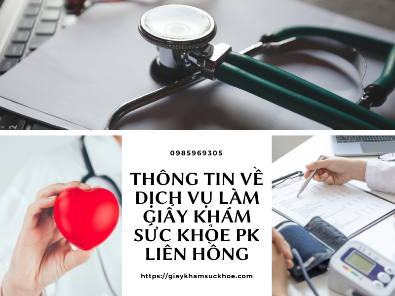 Giấy khám sức khỏe PK Liên Hồng - Đan Phượng