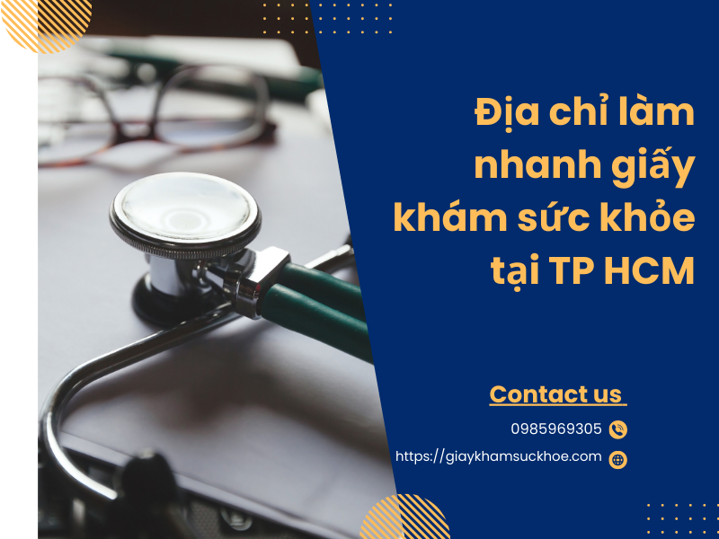 Giấy khám sức khỏe trường đại học Y Phạm Ngọc Thạch