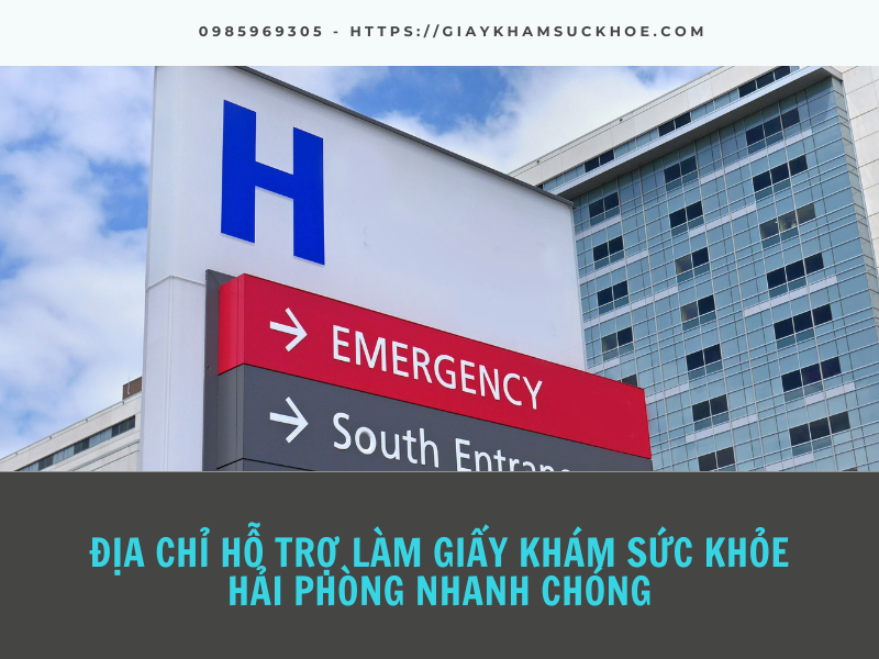 Làm giấy khám sức khỏe Hải Phòng – địa chỉ nào uy tín?