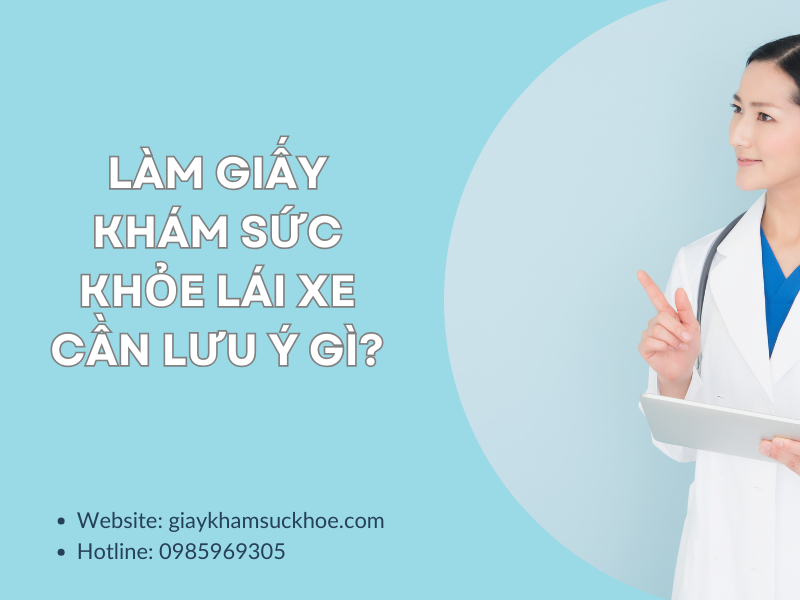 Giấy khám sức khỏe Bắc Kạn cho lái xe làm ở đâu?