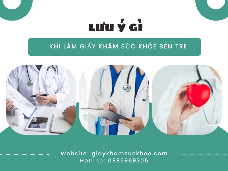 Giấy khám sức khỏe Bến Tre: Quy trình nhanh chóng và đơn giản