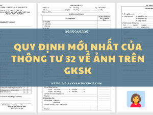 Giấy khám sức khỏe cần ảnh gì? Tìm hiểu về các quy định mới nhất