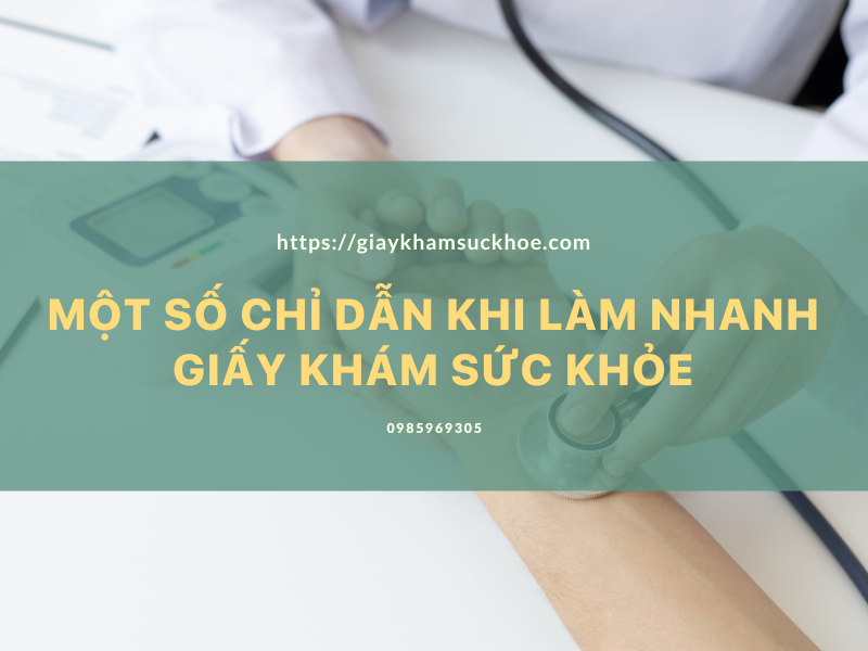 Danh sách các cơ sở cấp giấy khám sức khỏe Bình Định
