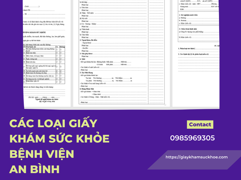 Giấy khám sức khỏe bệnh viện An Bình: Có đáng tin cậy?