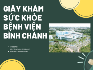 Giấy khám sức khỏe bệnh viện Bình Chánh