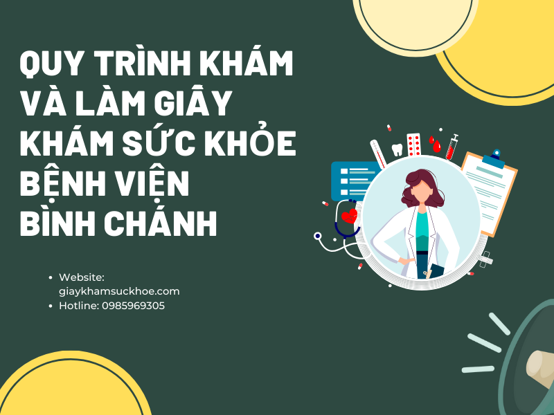 Giấy khám sức khỏe bệnh viện Bình Chánh