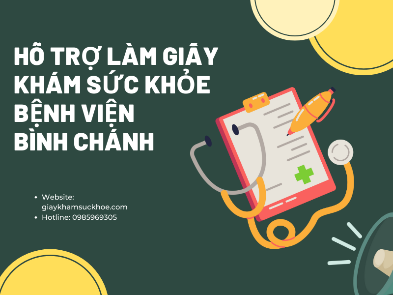 Giấy khám sức khỏe bệnh viện Bình Chánh