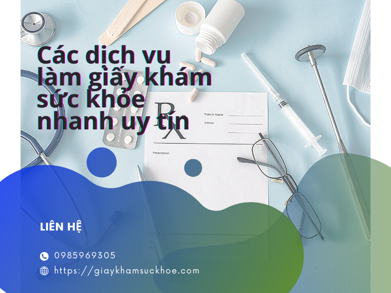 Hướng dẫn làm giấy khám sức khỏe nhanh chỉ trong 30 phút
