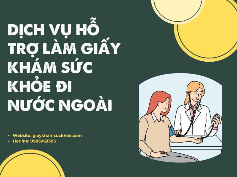 Chi tiết danh mục khám sức khỏe đi nước ngoài có những gì?