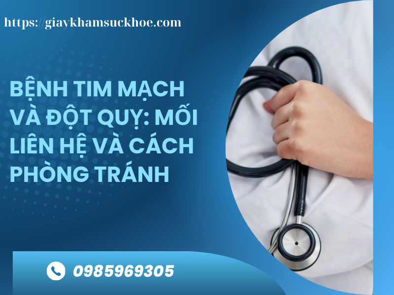 Bệnh tim mạch và đột quỵ: Mối liên hệ và cách phòng tránh