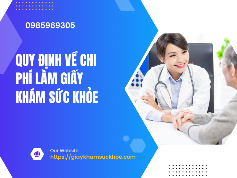 Chi phí làm giấy khám sức khỏe xin việc, đi nước ngoài và thi bằng lái