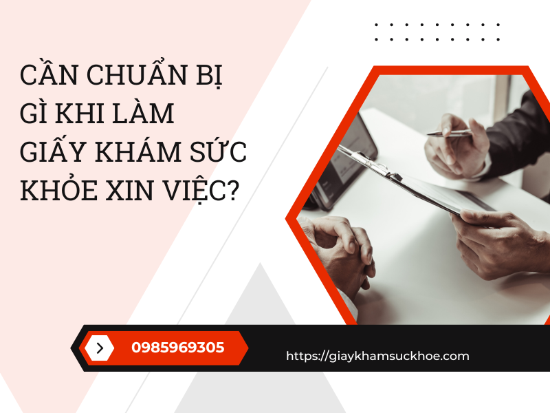 Mẫu giấy khám sức khỏe xin việc 2025