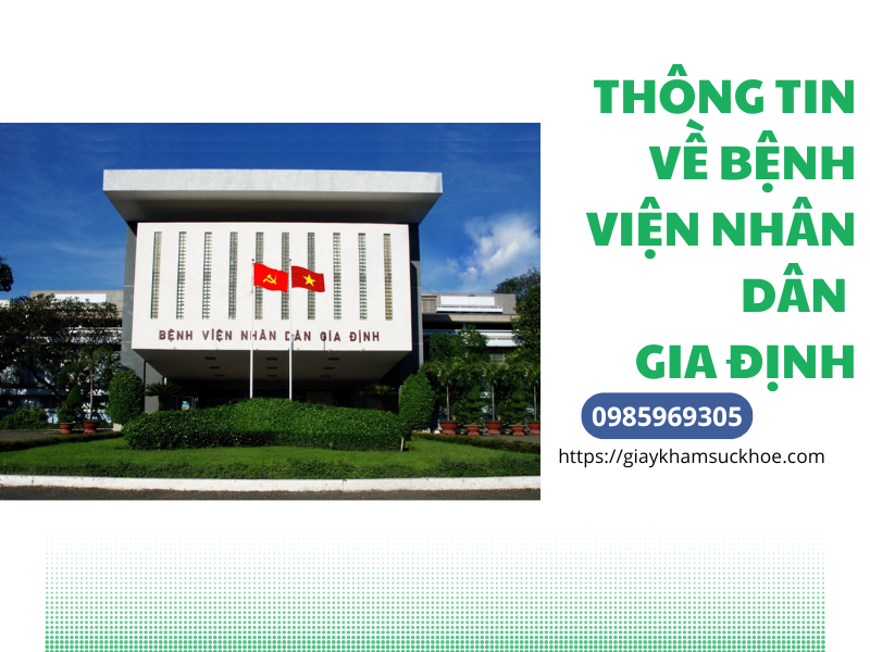 Giấy khám sức khỏe bệnh viện Nhân dân Gia Định