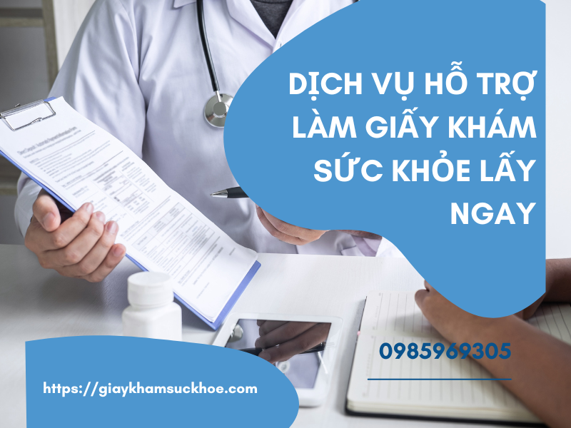 [Mới nhất] Cách lấy giấy khám sức khỏe đi học, đi làm, lái xe