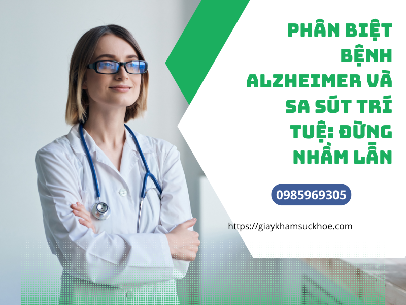 Phân biệt bệnh Alzheimer và sa sút trí tuệ: Đừng nhầm lẫn