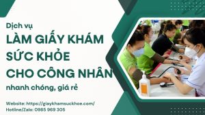 Giấy khám sức khỏe cho công nhân