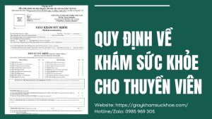 Giấy khám sức khỏe thuyền viên