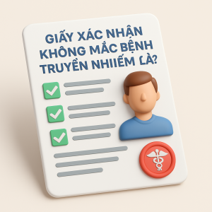 giấy xác nhận không mắc bệnh truyền nhiễm là gì