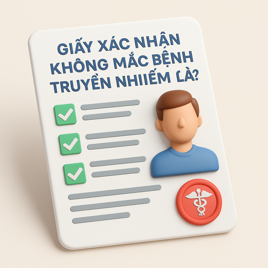 giấy xác nhận không mắc bệnh truyền nhiễm là gì