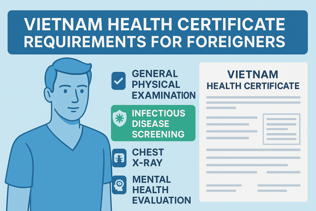 Vietnam health certificate requirements for foreigners